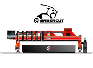 A SABERCUT CNC Oxy-Fuel Cutting Machine for high precision
